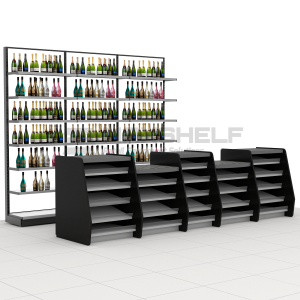 CONFECTIONERY COUNTER WITH LED BACK LIT OFFLICENSE SECTION