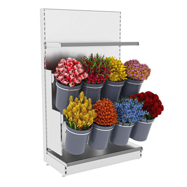 8 BUCKET FLOWER DISPLAY WITH TWO STEPS 1000