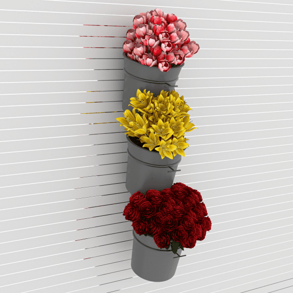Tier Bucket Display Tower