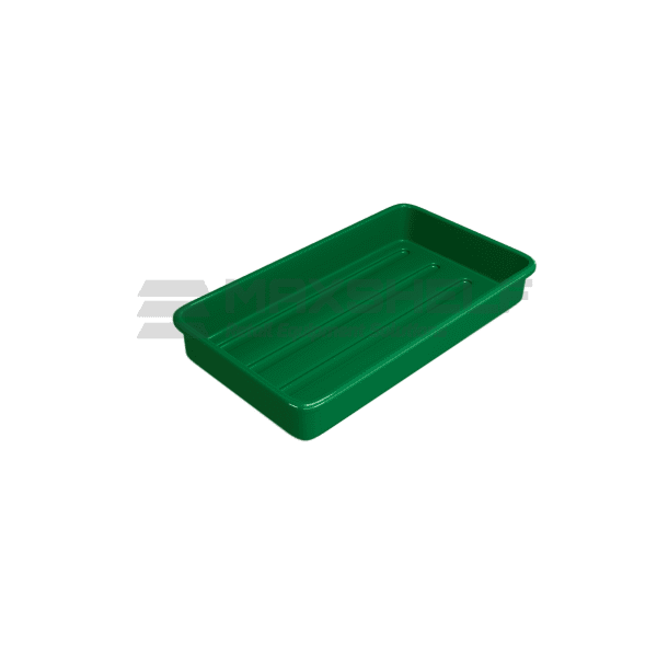 Green Plastic Tray - Small And Medium - Small