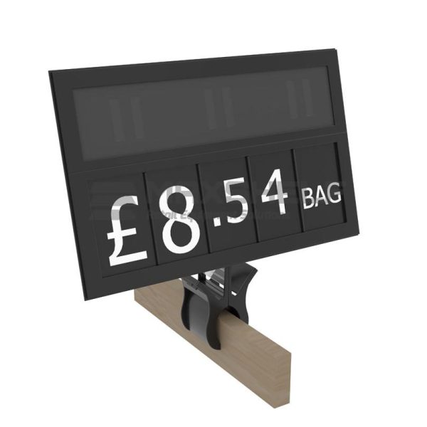 Price Cassette With Sterling Black