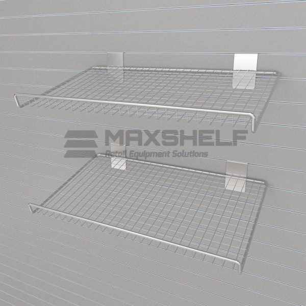 SLATWALL WIRE SHELF 60CM X 30CM