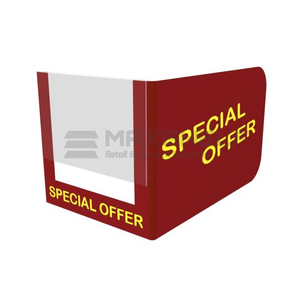 Shelf Talker "Special Offer" Red/Yellow Text 115X60 Window