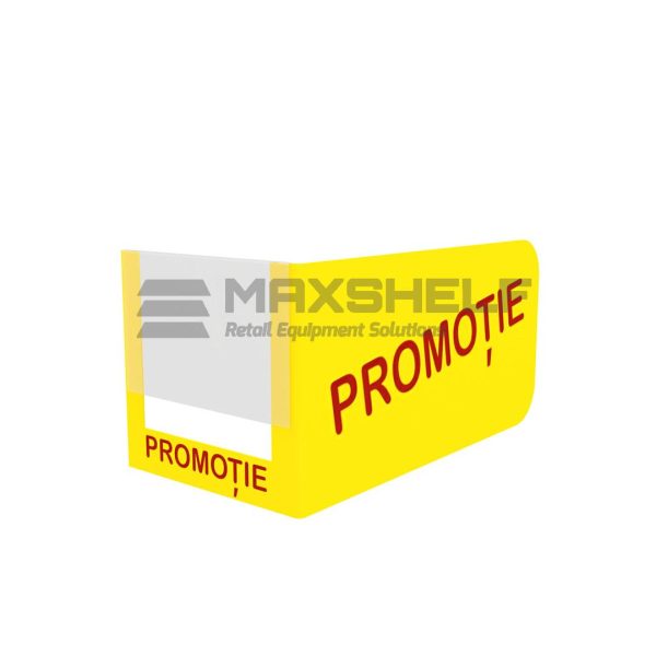 Shelf Talker "Promotie" Yellow/Red Text 115X60