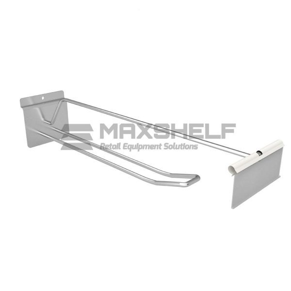 Slatwall Euro Hook Tag Arm <span class=hred>From £1.11 & Sold in Packs of 25</span>