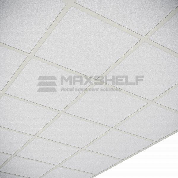 White Plaster Ceiling Tiles 600×600 — Box of 8