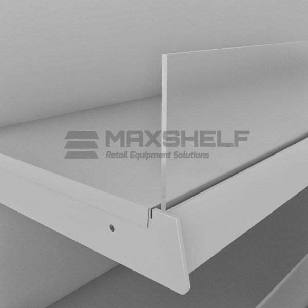 Acrylic risers for shop shelving