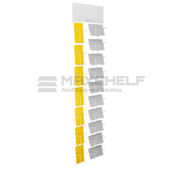 GREETING CARD RACK WITH 17  POCKETS
