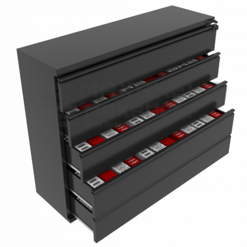 Under Counter Cigarette Cabinet + Pusher