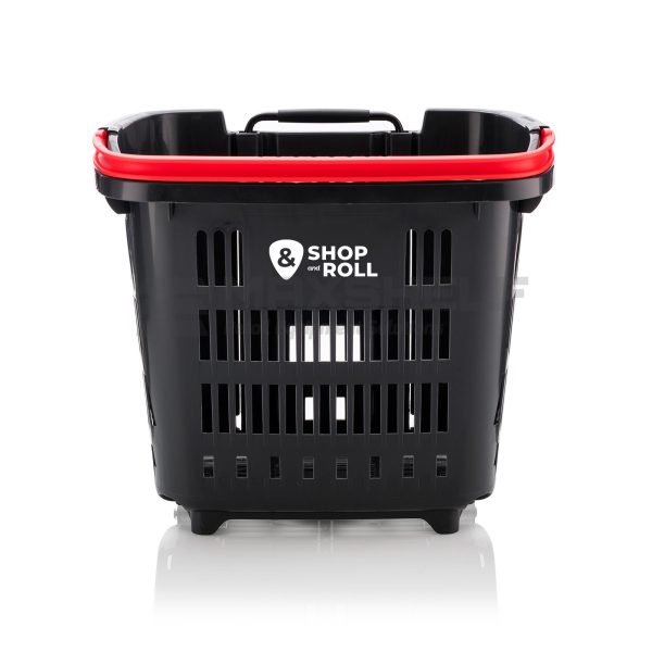 PLASTIC LOOP BASKET 34L - Red