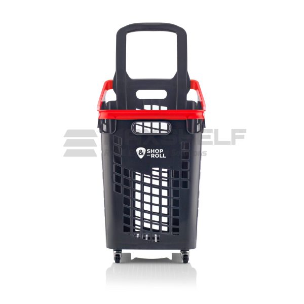 PLASTIC LOOP BASKET 65L - Red