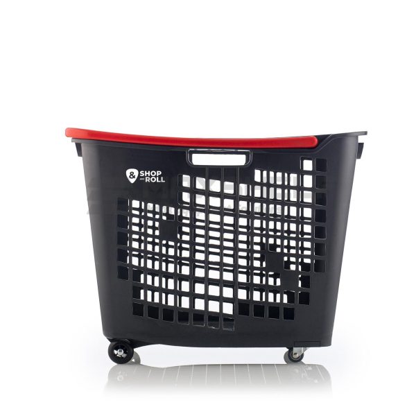 PLASTIC LOOP BASKET 55L - Red