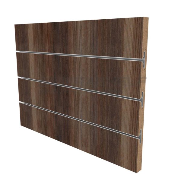 SLAT PANEL DARK ASH DOUBLE SIDED VMAX 240cm x 120cm
