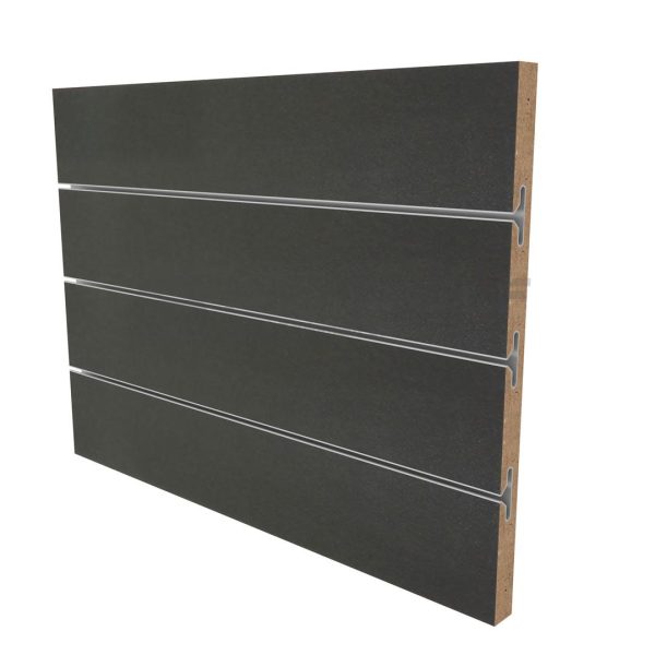 SLAT PANEL GRAPHITE GREY DOUBLE SIDED VMAX 240cm x 120cm