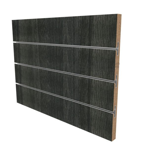 JET OAK SLATWALL PANEL VMAX 240cm x 120cm