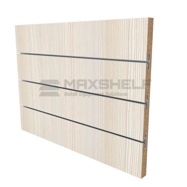 PINO BEIGE SLATWALL PANEL UK 240cm x 120cm