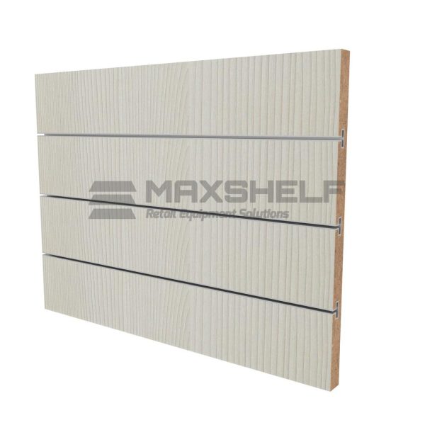 PINO WHITE SLATWALL PANEL UK 240cm x 120cm