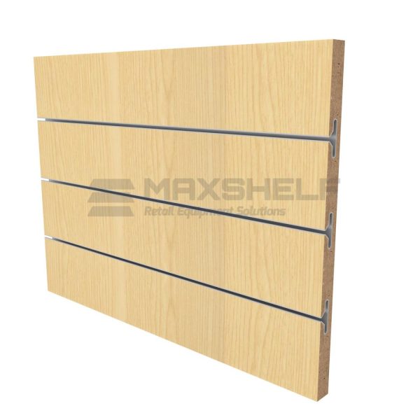 SLAT PANEL ASH MELAMINE DOUBLE SIDED UK 240cm x 120cm