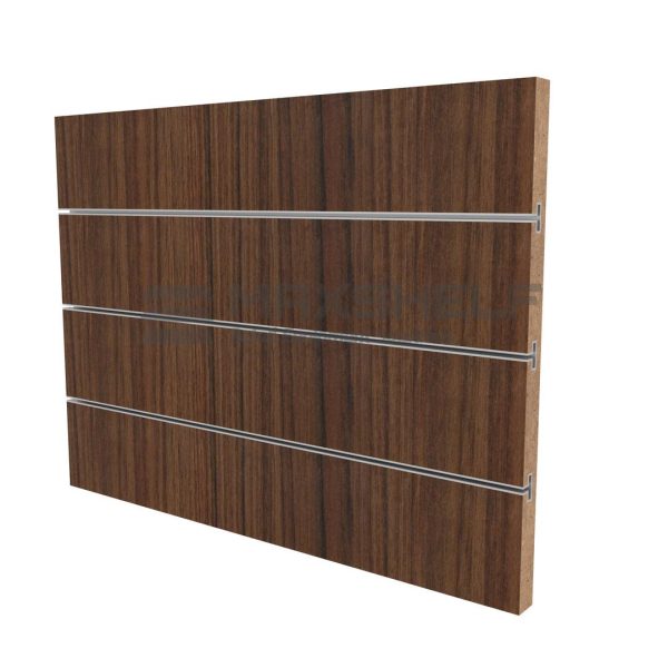 SLAT PANEL WALNUT DOUBLE SIDED VMAX 240cm x 120cm
