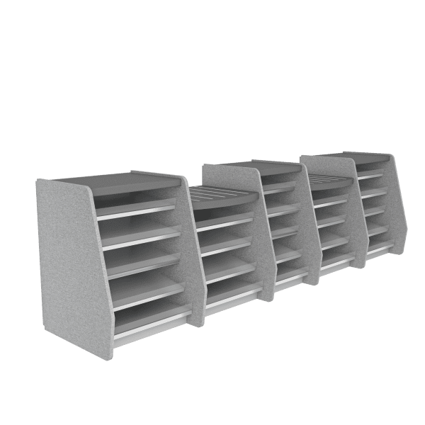 4m 2 DROPS SHOP COUNTER GREY SIDE PANELS