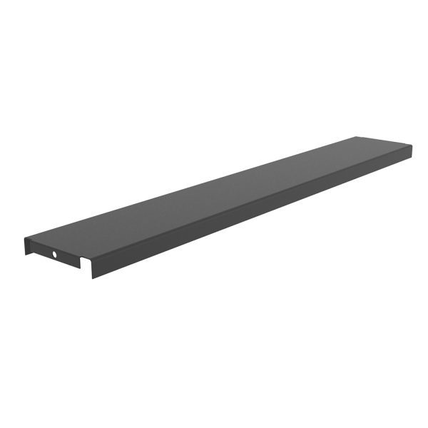TOP COVER FOR GONDOLA (white, silver, black, graphite grey) - 1000mm, Black