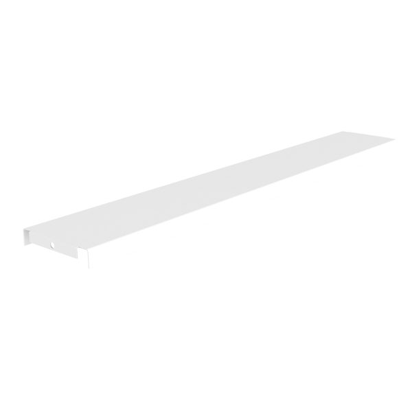 TOP COVER FOR GONDOLA (white, silver, black, graphite grey) - 1250mm, White