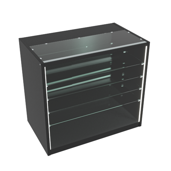 Wooden Showcase With Glass Front