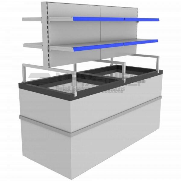Gondola Over Chest Freezer Shelving
