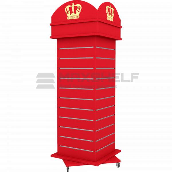 Red London Telephone Box Spinning Slatwall Display