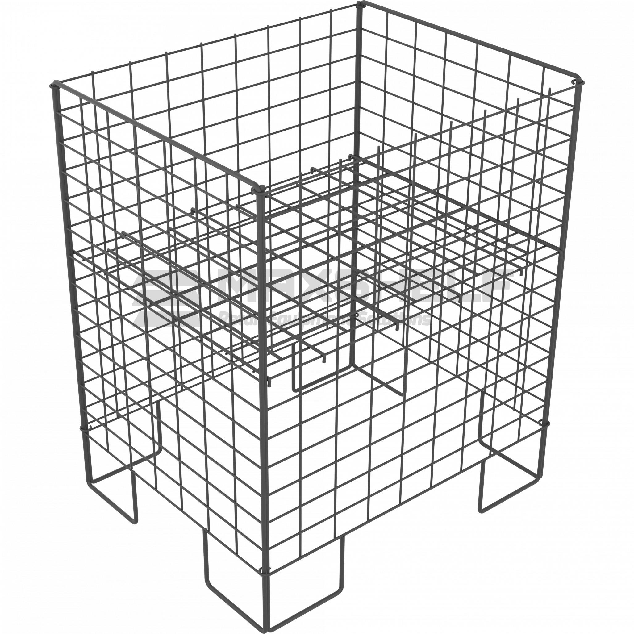Dump Bin with Adjustable Base 550mm Graphite