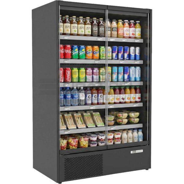 Double Glass Door Upright Chiller 2010mm x 1310mm x 740mm