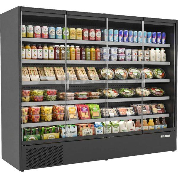 Four Glass Door Upright Chiller 2010mm x 2560mm x 740mm