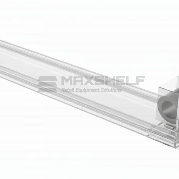 18mm wide Vape Shelf Pusher System | Spring-Loaded | Clear | TG Shelving | 280mm or 350mm