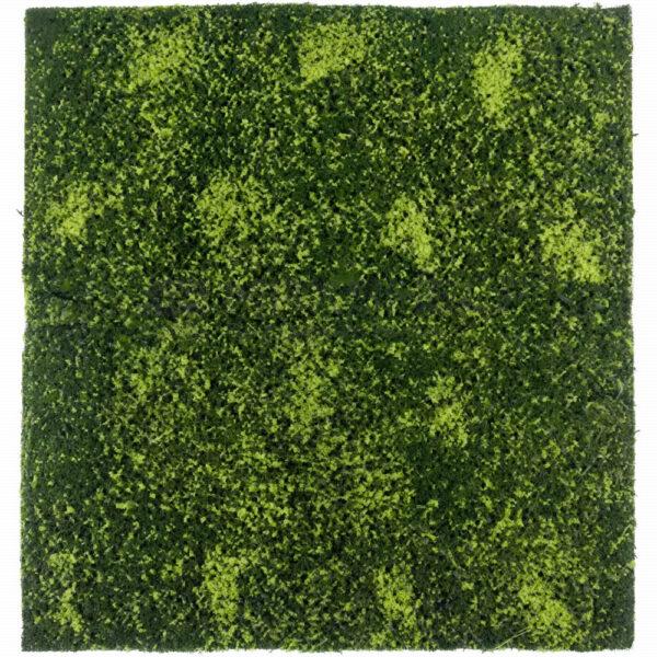 Mixed-Length Leafy Grass Artificial Greenery Panel 100x100cm | Short & Medium Blend