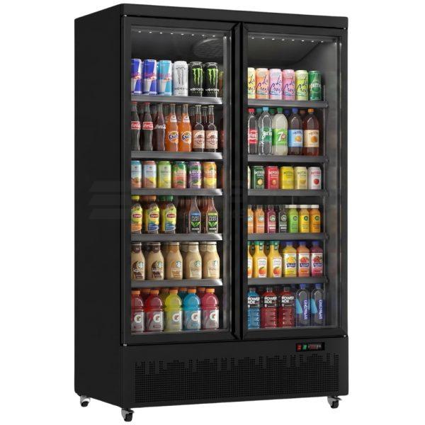 VMAX Double Door Upright Bottle Cooler Display Fridge – Commercial Chiller