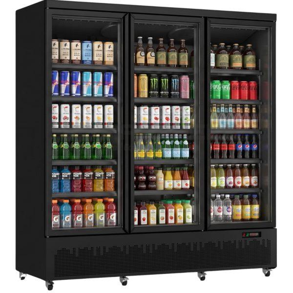 VMAX Triple Door Upright Bottle Cooler Display Fridge – Commercial Chiller