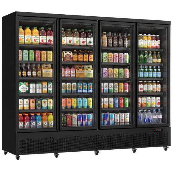 VMAX 4 Door Upright Bottle Cooler Display Fridge – Commercial Chiller
